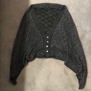Black sparkle shawl
